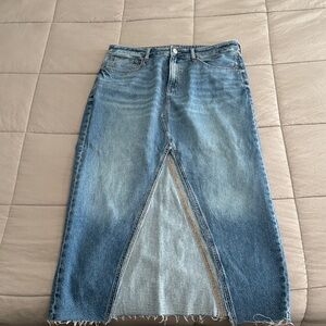 American Eagle Outfitters Blue Denim Skirt